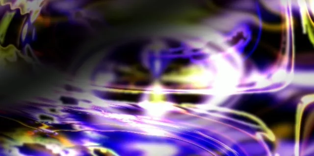 2:1 Ultrawide 60fps Neon Tunnel Screensaver Cascading Neon Ribbons Vj Visual