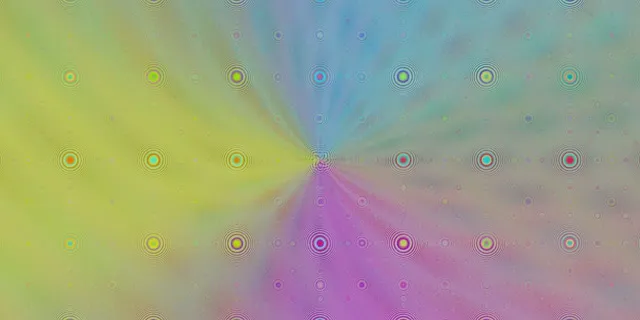 2:1 Univisium | 60FPS Flowing Coral Gold Radial Ripples Background Edit Screensaver