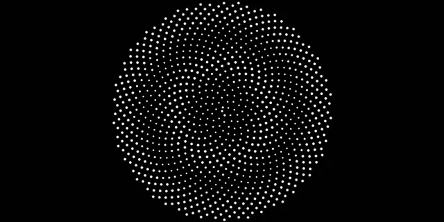 2:1 Univisium 60fps Screensaver - Hexagon VJ Animation White Neon Particles