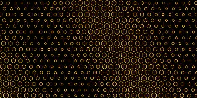 2:1 Univisium 60fps Screensaver Neon Tunnel Background Edit Gold Shape