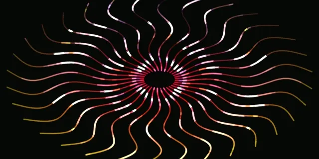 2:1 Univisium 60fps Screensaver Neon Tunnel Background Edit Pink Neon