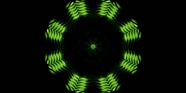 2:1 Univisium 60fps Screensaver Neon Tunnel Background Edits Green Neon