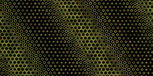 2:1 Univisium 60fps Screensaver Neon Tunnel Background Edits Yellow Hexagon