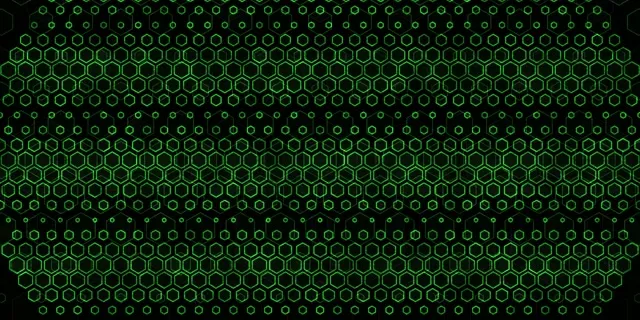 2:1 Univisium 60fps Screensaver Neon Tunnel Background for Edits Green Hex