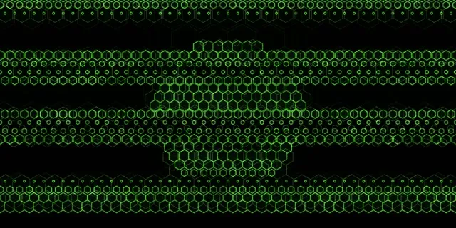 2:1 Univisium 60fps Screensaver Neon Tunnel Background for Edits Green