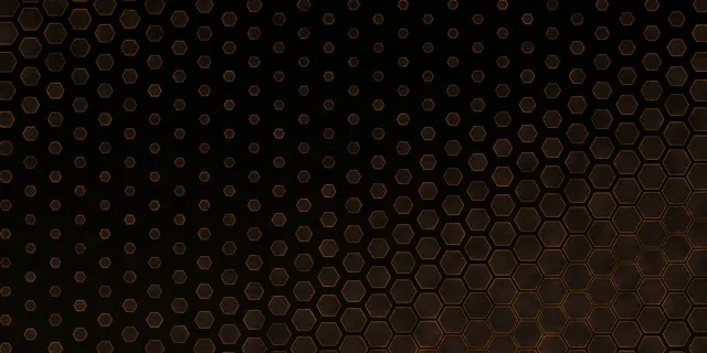 2:1 Univisium 60fps Screensaver Neon Tunnel Motion Background Hex Pattern