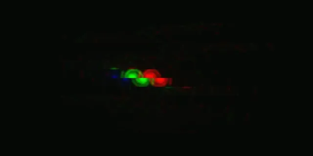 2:1 Univisium 60fps Screensaver Neon Tunnel VJ Animation Colored Lights