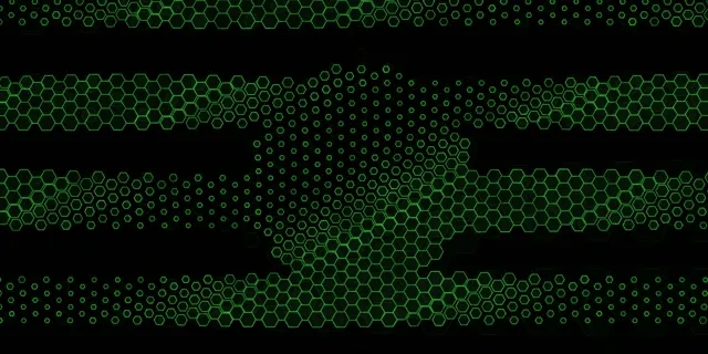 2:1 Univisium 60fps Screensaver Neon Tunnel VJ Loop Green Tunnel Motion