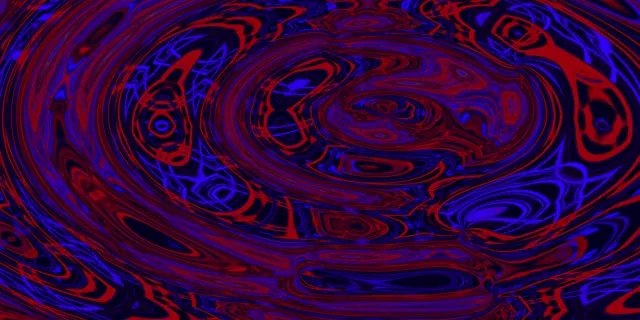 2:1 Wide 60fps Neon Tunnel Screensaver - Hypnotic Magenta Cyan Spiral VJ Footage