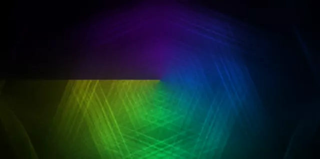 2:1 Widescreen 60fps Screensaver Neon Tunnel Kaleidoscope Burst Green Shimmer Vj Visual