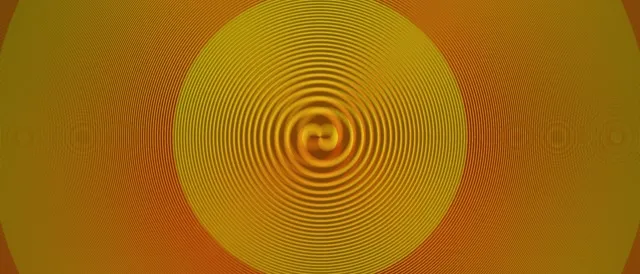 21:9 Ultrawide 60fps Golden Spiral Vortex Screensaver VJ Loop Animation