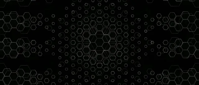 21:9 Ultrawide | 60fps Hexagon Screensaver Neon VJ Animation Dark Geometric