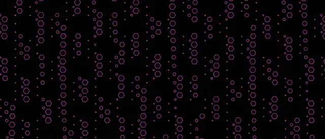 21:9 Ultrawide 60fps Hexagon Screensaver | Neon VJ Animation Pink