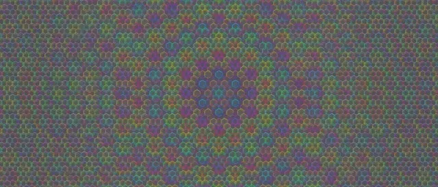 21:9 Ultrawide | 60fps Morphing Magenta Hexagons Motion Background