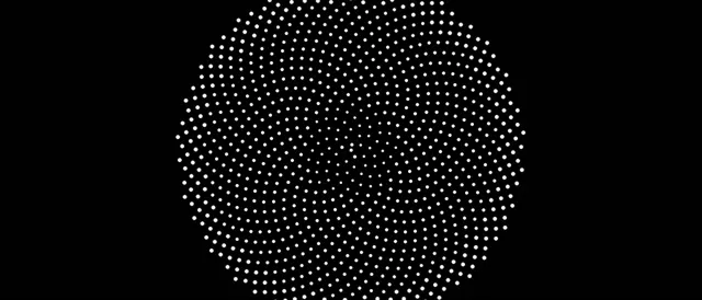 21:9 Ultrawide | 60fps Neon Dot Spiral Screensaver Motion Background