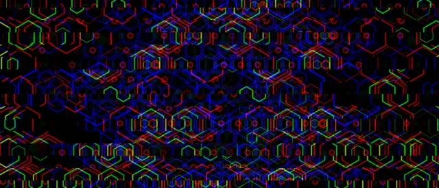 21:9 Ultrawide | 60fps Neon Hexagon Screensaver Motion Background