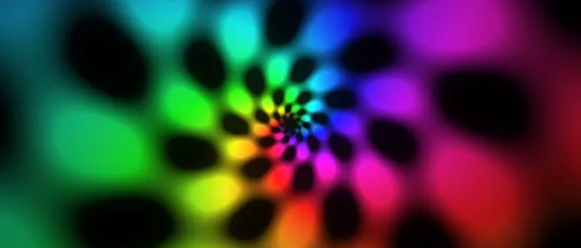 21:9 Ultrawide | 60fps Neon Spiral Screensaver Motion Background Rainbow