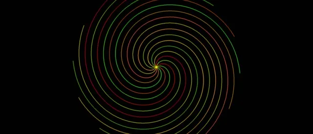 21:9 Ultrawide | 60fps Neon Spiral Screensaver | VJ Loop Motion Background