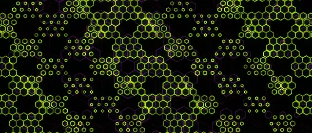 21:9 Ultrawide 60fps Neon Tunnel Screensaver Motion Background Hexagon