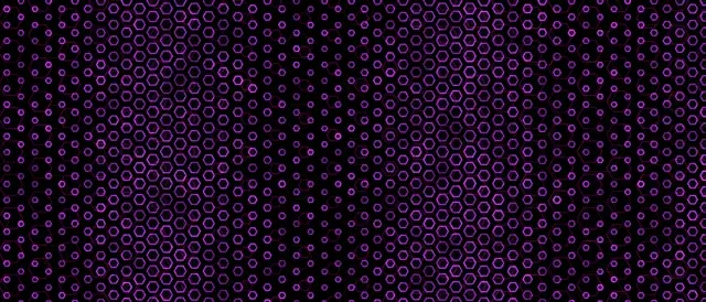21:9 Ultrawide 60fps Neon Tunnel Screensaver Purple Hexagon VJ Animation
