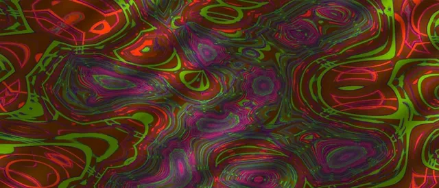 21:9 Ultrawide 60fps Neon Tunnel Screensaver Spiraling Vortex VJ Loop