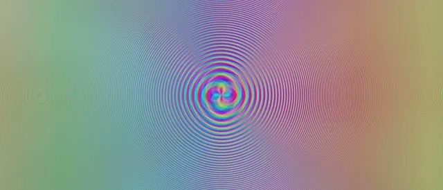 21:9 Ultrawide 60FPS Rainbow Spiral Screensaver - Motion Background