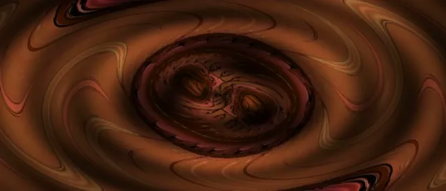 21:9 Ultrawide 60fps Screensaver Neon Tunnel Golden Spiraling Vortex Vj Loop