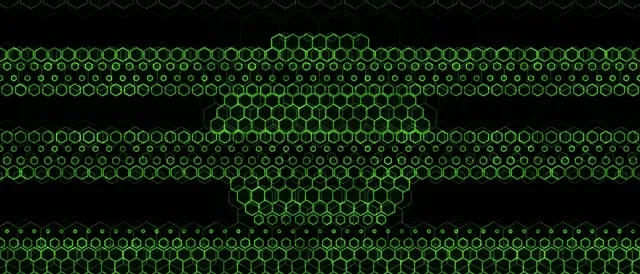 21:9 Ultrawide 60fps Screensaver Neon Tunnel Motion Background Green Hexagons