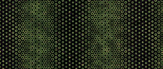 21:9 Ultrawide 60fps Screensaver Neon Tunnel Motion Background Green Hexagons