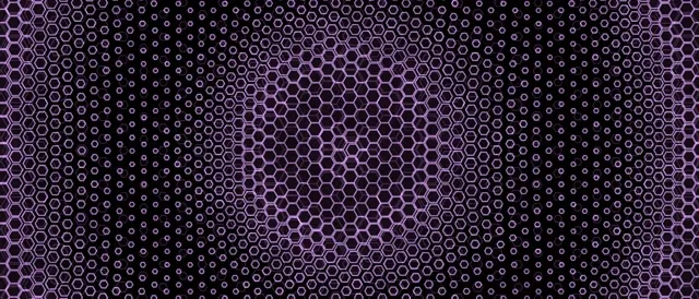 21:9 Ultrawide 60fps Screensaver Neon Tunnel Motion Background Purple Hexagons