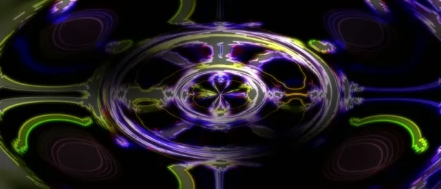 21:9 Ultrawide 60fps Screensaver Neon Tunnel Purple Gold Spiraling Vortex Vj Loop