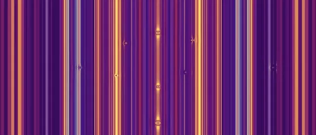 21:9 Ultrawide 60fps Screensaver Neon Tunnel Purple Gold Striped Vortex Motion Background