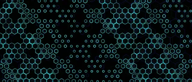 21:9 Ultrawide 60fps Screensaver Neon Tunnel VJ Animation Cyan Hexagons