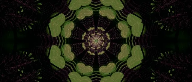21:9 Ultrawide 60fps Screensaver Neon Tunnel VJ Animation Green Geometric Vortex