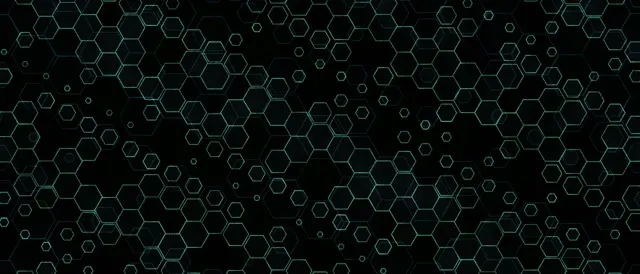 21:9 Ultrawide 60fps Screensaver Neon Tunnel VJ Animation Green Hexagon Matrix