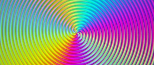 21:9 Ultrawide | 60fps Spiral Vortex Screensaver | VJ Loop Neon Rainbow