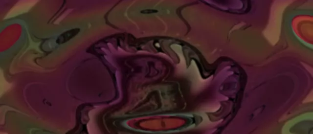 21:9 Ultrawide Neon Tunnel 60fps Screensaver - Swirling Purple Green Vortex VJ Loop