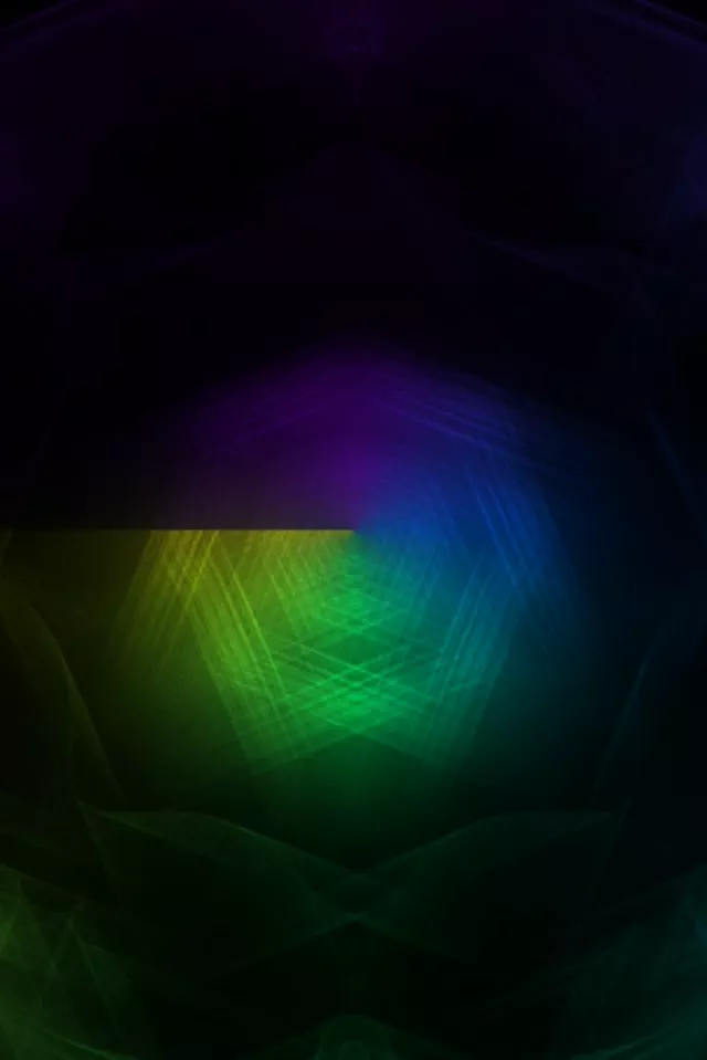 2:3 Cinematic 60fps Screensaver Neon Tunnel Cascading Prism Light Waves Veejay Animation