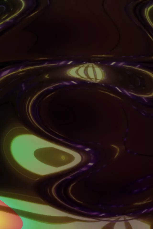 2:3 Mobile 60fps Screensaver Neon Tunnel Iridescent Liquid Vortex Background Edit