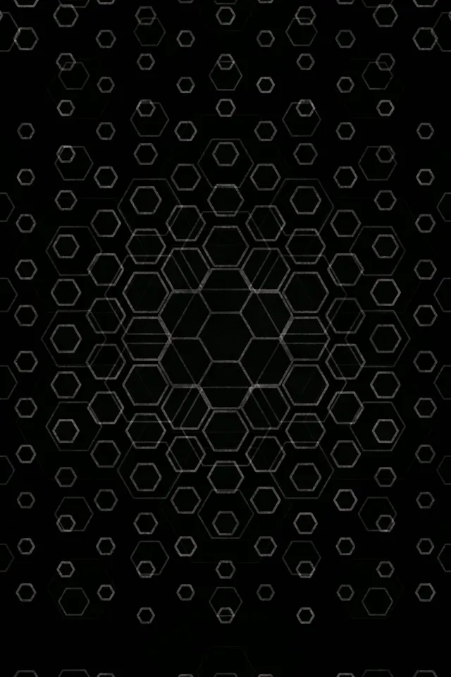 2:3 Photo Portrait | 60fps Hexagon Screensaver Live Wallpaper Neon Dark
