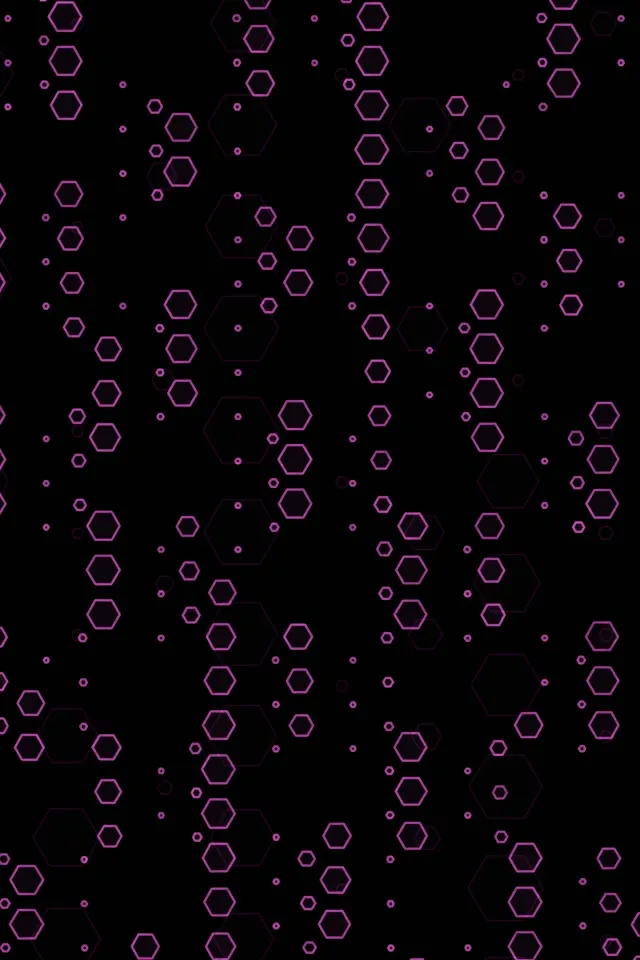 2:3 Photo Portrait 60fps Hexagon Screensaver | VJ Loop Pink Neon