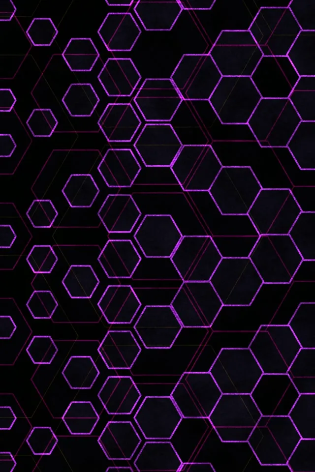 2:3 Photo Portrait 60fps Hexagons Screensaver Motion Background Neon