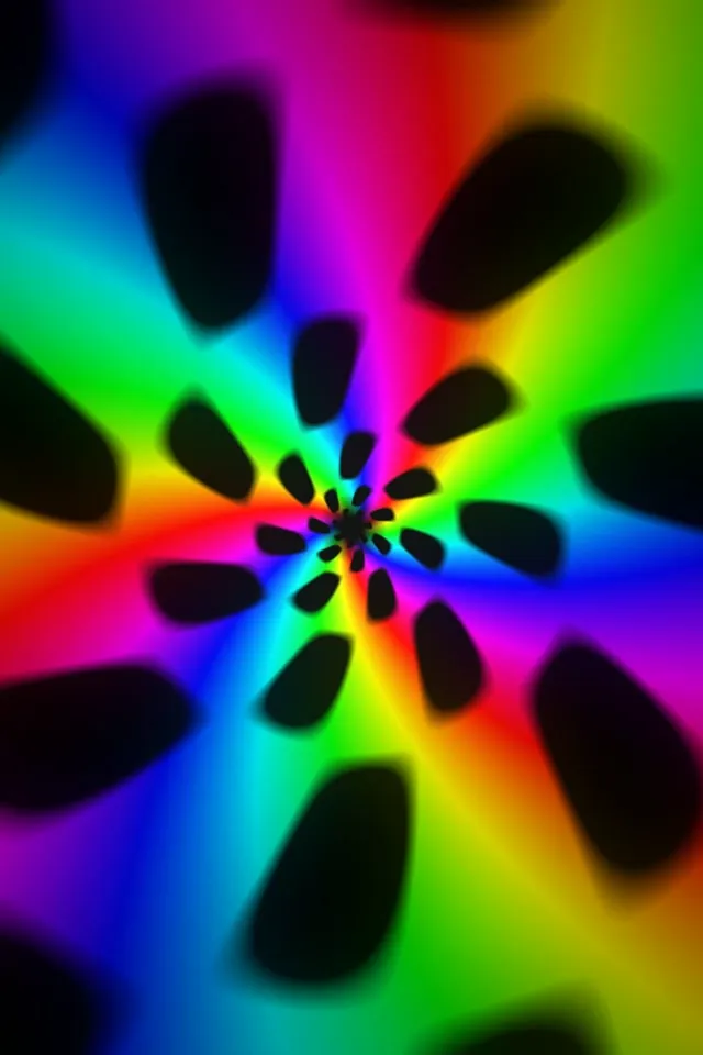 2:3 Photo Portrait 60FPS Neon Kaleidoscope Screensaver Live Wallpaper