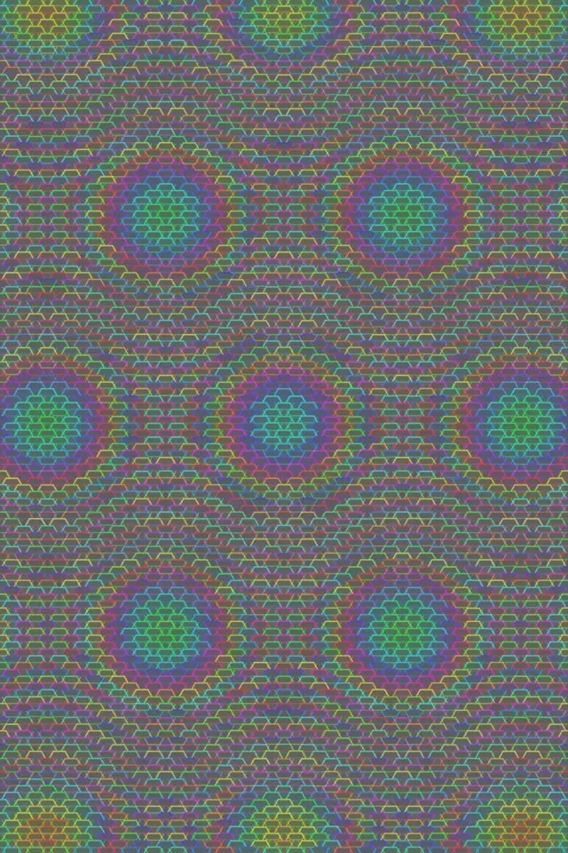 2:3 Photo Portrait 60fps Neon Tunnel Screensaver VJ Animation Psychedelic Glow