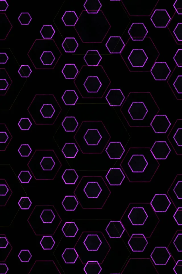 2:3 Photo Portrait 60fps Purple Hexagon VJ Loop Screensaver