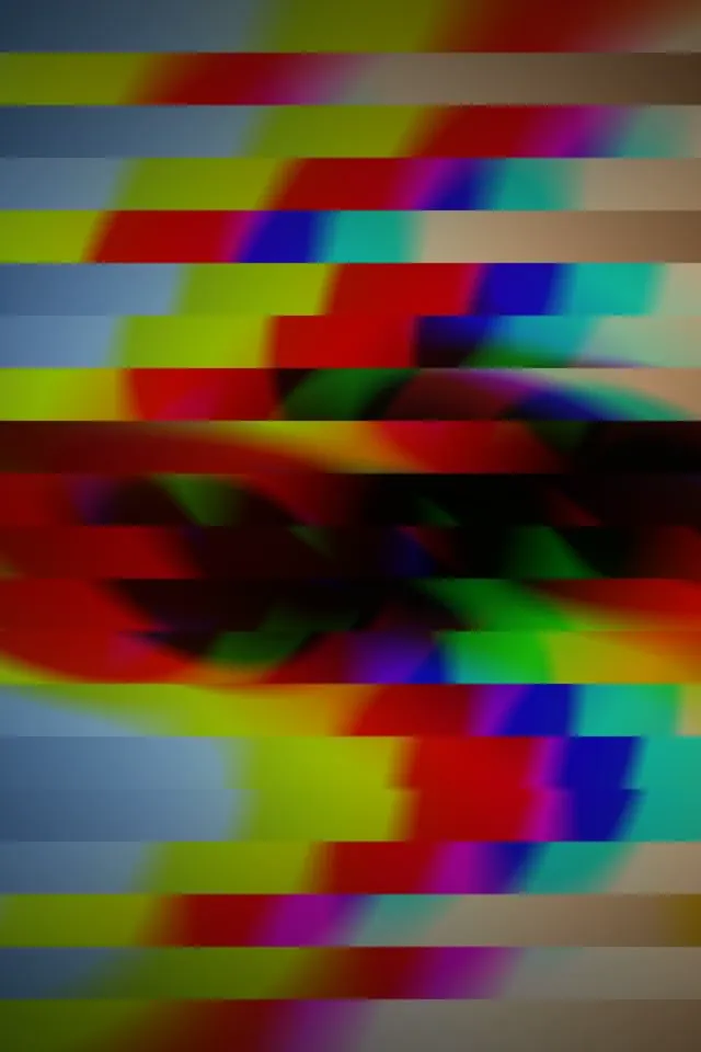 2:3 Photo Portrait | 60fps Screensaver Neon Kaleidoscope Live Wallpaper | Glitch