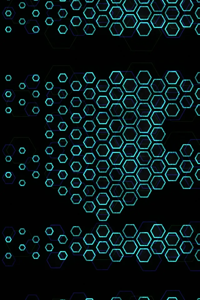 2:3 Photo Portrait 60fps Screensaver Neon Tunnel Live Wallpaper Cyan Glow