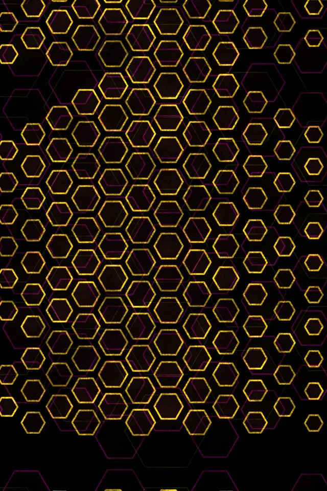 2:3 Photo Portrait 60FPS Screensaver Neon Tunnel Live Wallpaper Gold Geometric