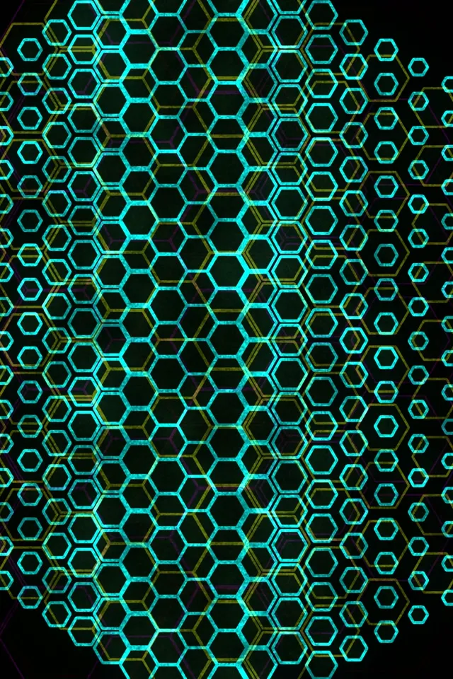2:3 Photo Portrait 60fps screensaver neon tunnel live wallpaper hex turquoise