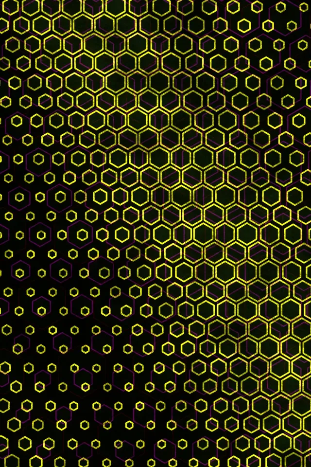 2:3 Photo Portrait 60fps Screensaver Neon Tunnel Live Wallpaper Yellow Hex